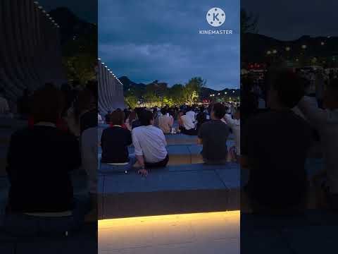 지금 광화문 광장, 감사의 정원!