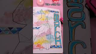 Bullet Journal March 2021 flip through