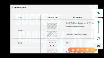 #Conventional representation // Mechanical drawing