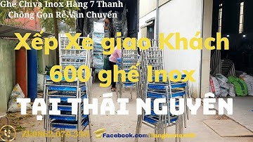 Ghế Inox Đám Cưới,Ghế Tựa Vuông Inox,TRực Tiếp Xem Sản Xuất Ghế Chiva Inox 7 thanh