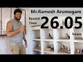 Mrramesh arumugam  record time  2605 hrs