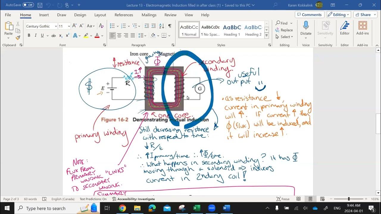 Mutual Inductance Explained Easily It Makes Sense YouTube