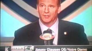 Jon Gruden Calls Out Dumbass Clausen Pick