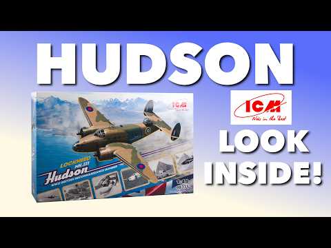 ICM BRAND NEW LOCKHEED HUDSON! what's in the box?