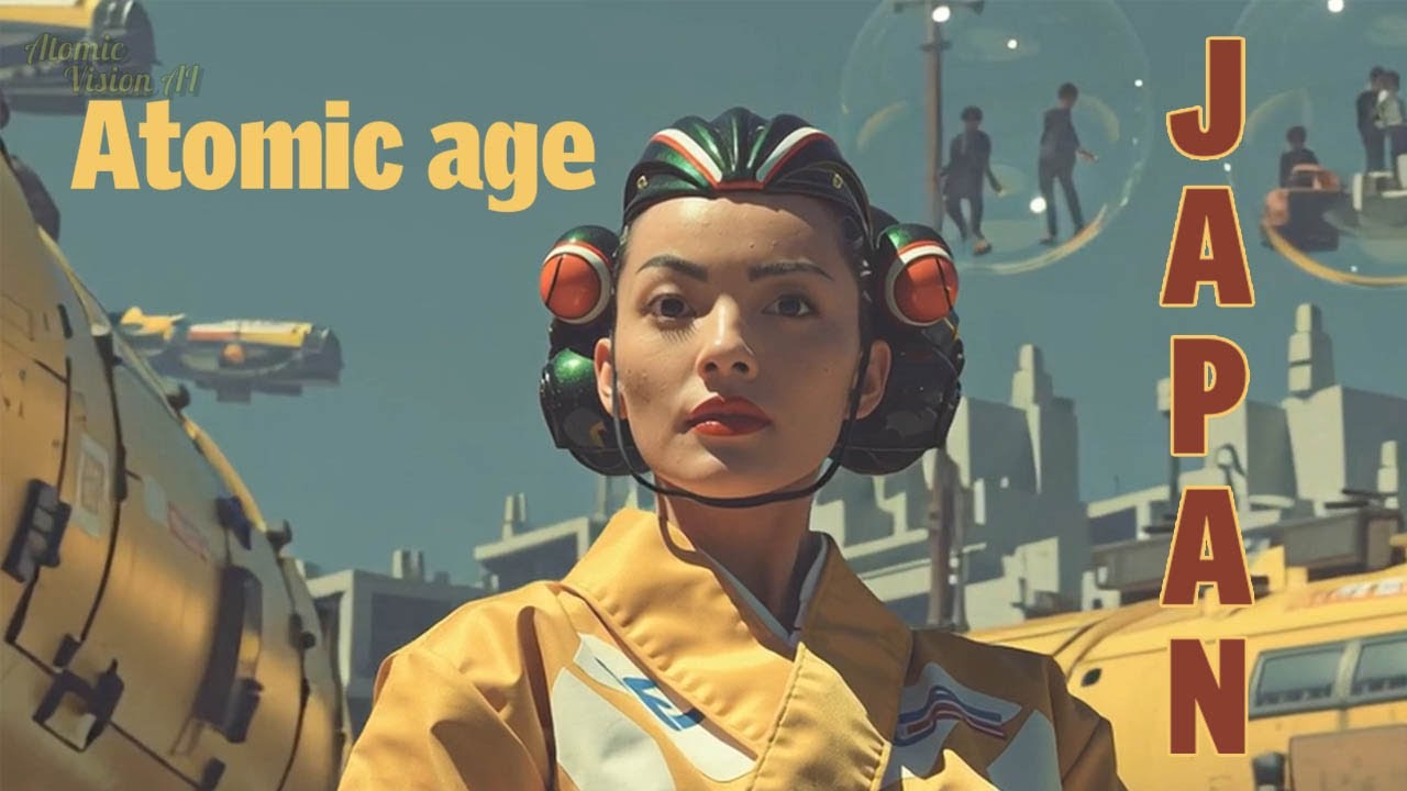 Yellow Horizon A Retro Futuristic Journey Through Atomic Age Japan 🌇🚀
