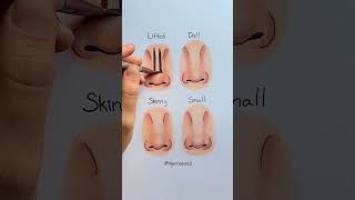 Different Nose Contouring Techniques 💅 #Art #Artwork #Draw #Drawing #Makeup #Style #Paint #Artist