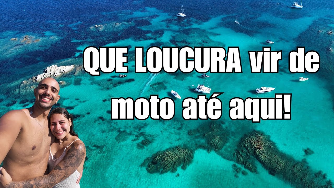 Estrada de Terra com Moto de Rua 😰 | La Maddalena & Praias Secretas de Caprera [EP3/4]