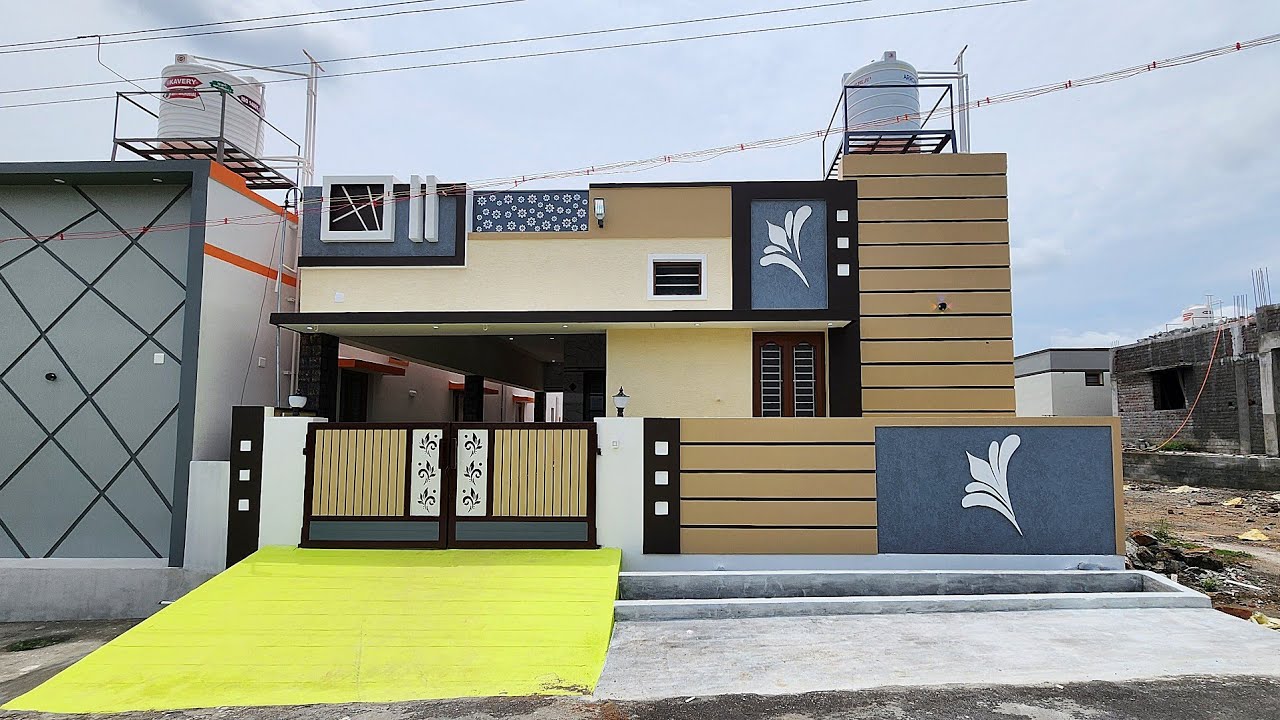 🔥3.8 செண்ட்ல வசதியா 2BHK🔥 Semi-furnished வீடு 📞8220631166 | House for sale in Karamadai Coimbatore.