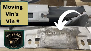 1966 Mustang Restorations Part 7 - Moving the VIN number the right way