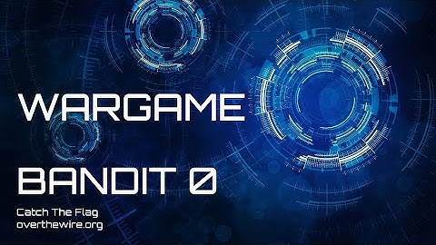 🔐 Bandit Level 0 CTF Wargame Walkthrough | OverTheWire.org