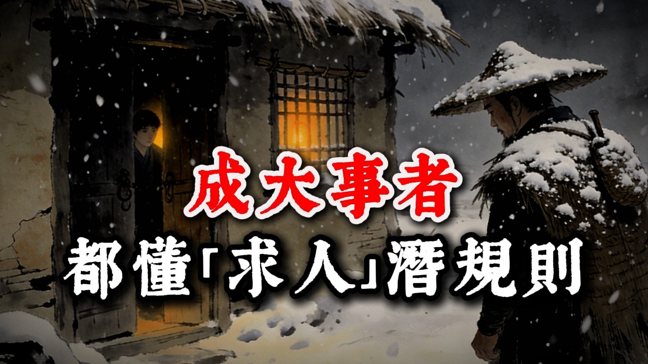 會求人，一輩子不吃虧！深度揭秘「求人」的潛規則，看懂了後半生再無難事！#智慧 #人生感悟 #人間心理 #人情世故 #情感 #思維大全 #底層邏輯 #心理學 #谋略智慧