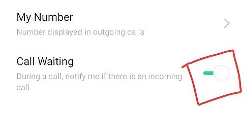 Redmi Note 5 Pro || How to Enable Call Waiting || Fix Call Waiting Not  Working Problem Solved 2023