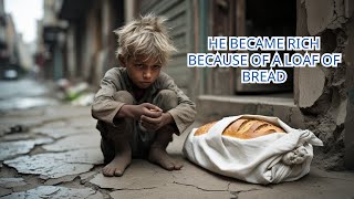 A beggar child became rich overnight because of a loaf of bread
