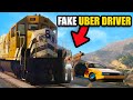 trolling people as a fake uber driver | GTA 5 THUG LIFE #549