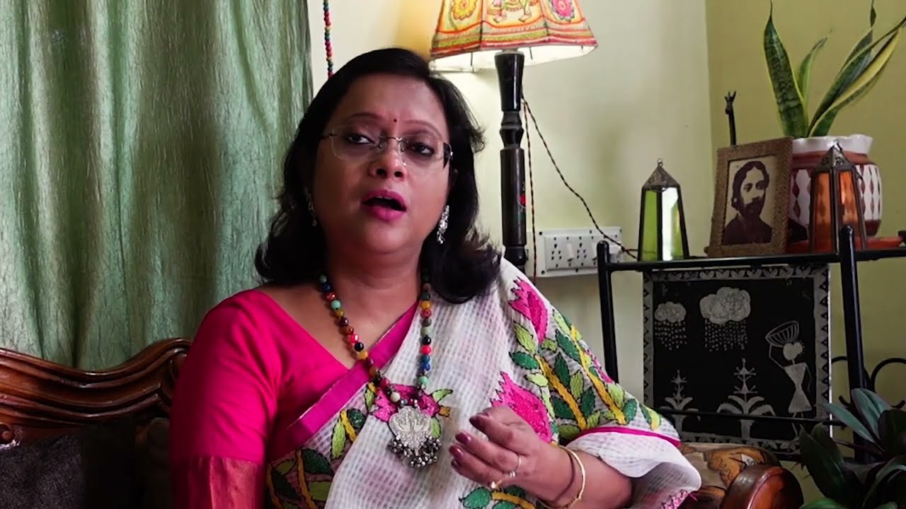 Nibhrito pranero debota  l  নিভৃত প্রানের দেবতা l  Indrani Saha  l Rabindrasangeet l