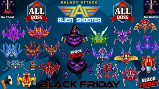 Galaxy Attack Alien Shooting Special Event: Black Friday ALL Boss Walkthrough By Apache Gamers