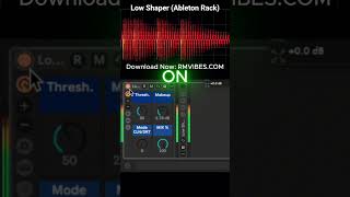 Low Shaper (Ableton Effect Rack). #abletonlive #ableton #abletonlive12