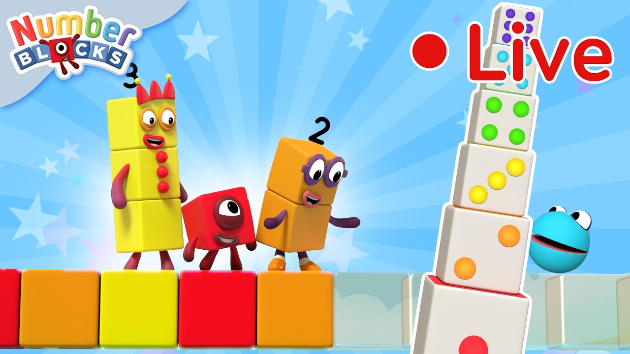 Solve the Shape and Pattern Mystery | 24/7 STEM week for Kids 🔴 | Numberblocks