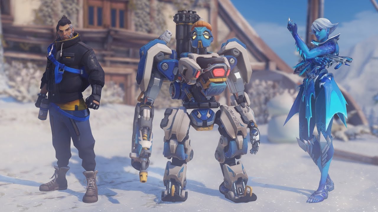 Winter Wonderland 2017 - Skins, Emotes, Poses, Voice Lines [Overwatch]