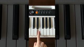 How to play a C7 chord on piano