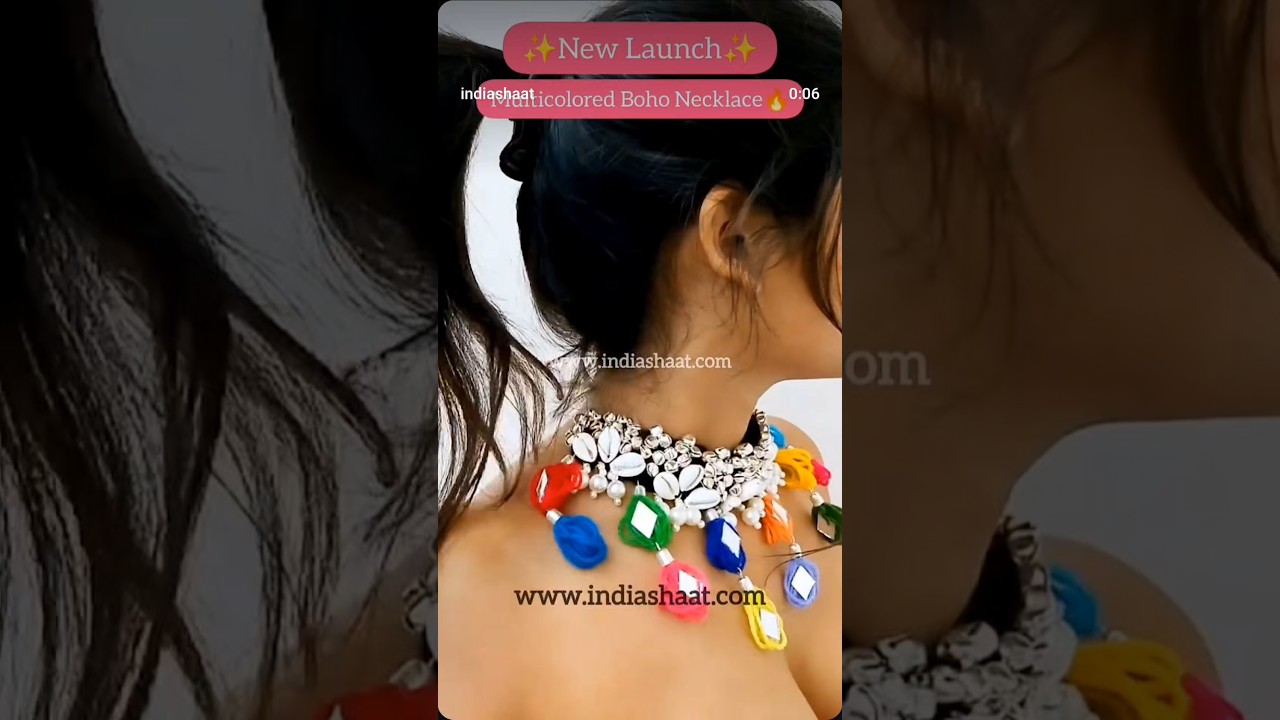 Multicolored Boho Necklace 