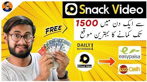 Snack Video Earning App | How To Earn And How To Withdraw Money | Online Earning in Pakistan