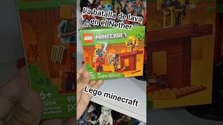 lego minecraft La batalla de lava en el Nether #lego #legominecraft #coleccionismo