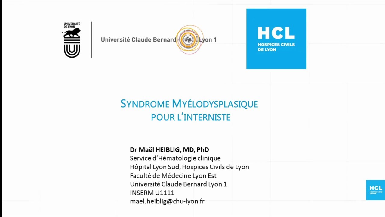 Syndromes myélodysplasiques