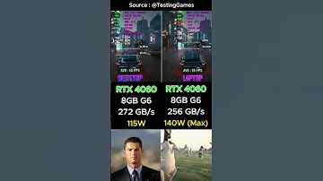 RTX 4060 Desktop VS Laptop GPU ✅ #Gaming #PCGaming #fyp #memes #Nvidia #NVDA #PC #GPU #RTX #foryou