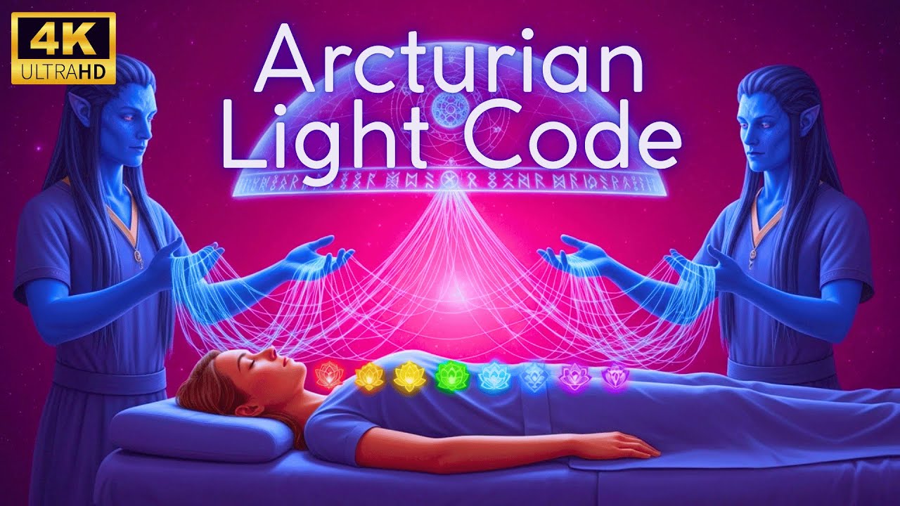 Arcturian Healing Frequency 🌌 DNA Activation with Light Codes 🔮 Soul ...
