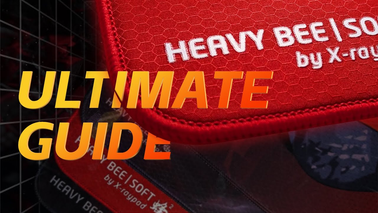 X-Raypad x TERU Unique Heavy Bee Esports Mousepad – REDTAIL – X-Raypad