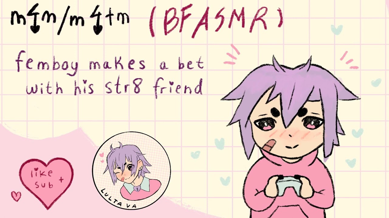 [ASMR] [M4M] Femboy Makes A Bet With His Straight Friend (GONE WRONG)