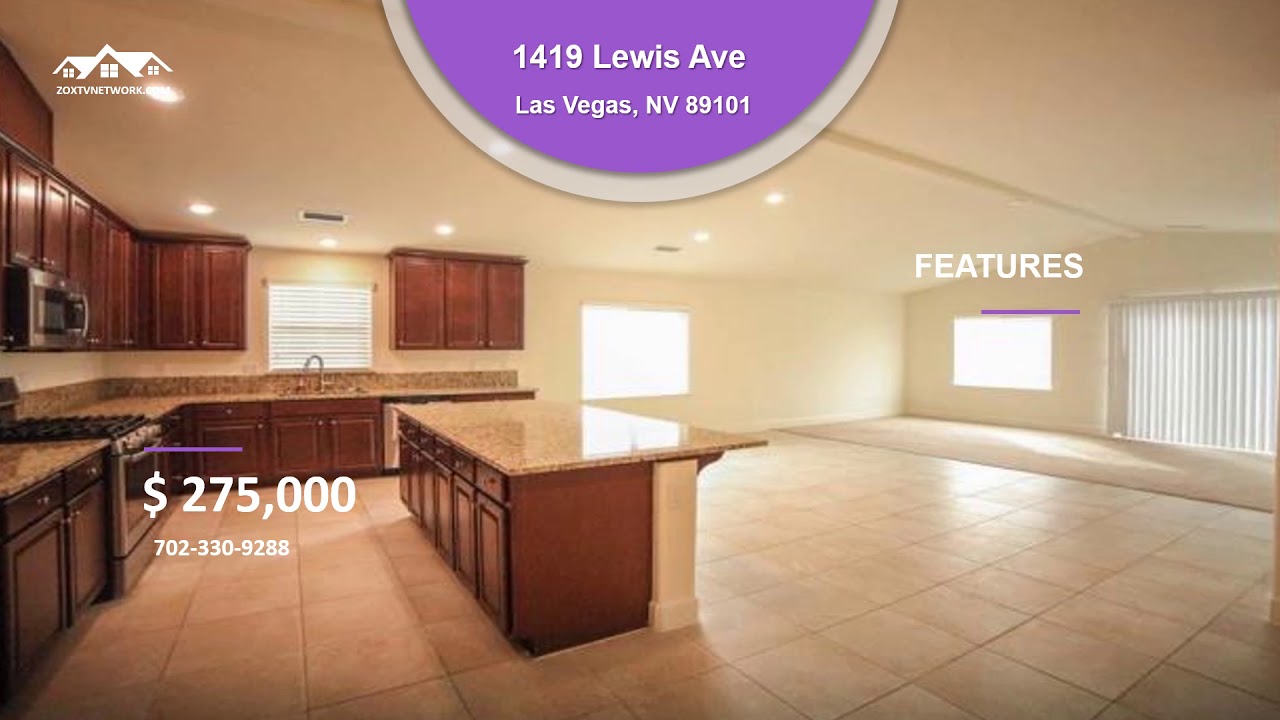 1419 Lewis Ave Las Vegas Nv 89101 Bedrooms 3 Bathrooms 2 Price 275 000