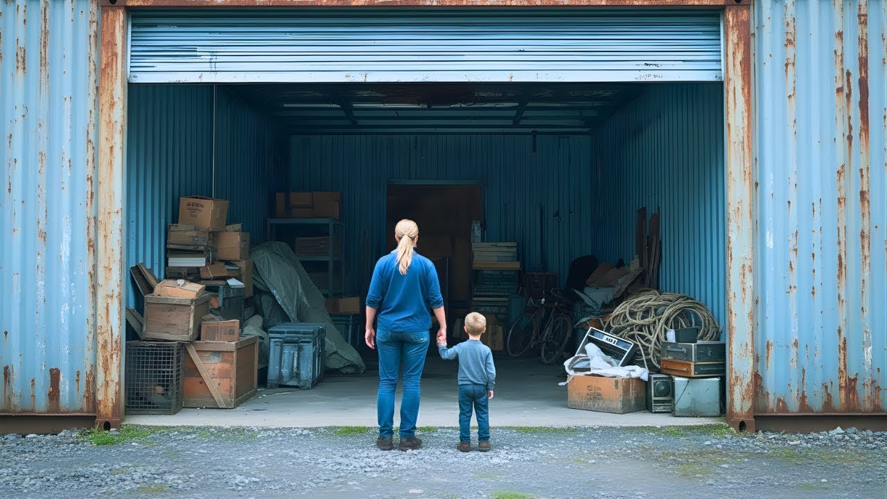 Eine obdachlose alleinerziehende Mutter gewann die Lagereinheit eines Milliardärs – was sie darin..