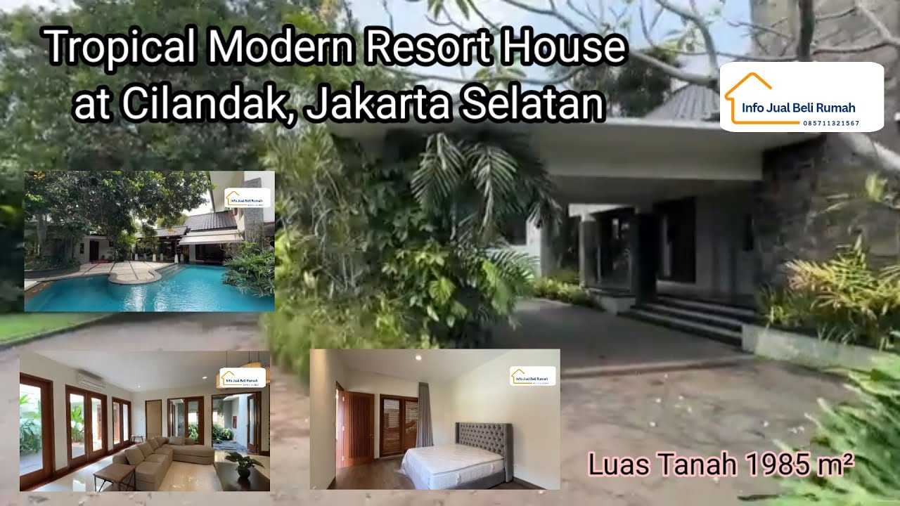 TURUN HARGA 3 MILIAR!  Resort Mewah 1985 m² di Jantung Cilandak!