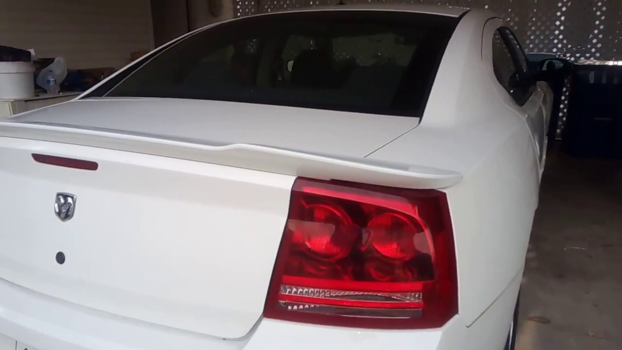 1st generation 2007 Dodge Charger with a Hellcat spoiler - YouTube