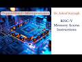 RISC-V Memory Access Instructions