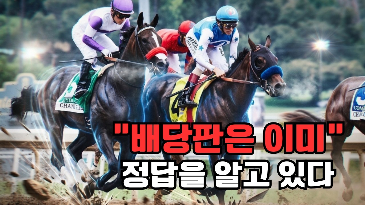 경마, 연승식에 숨겨진 "진짜 승부"
