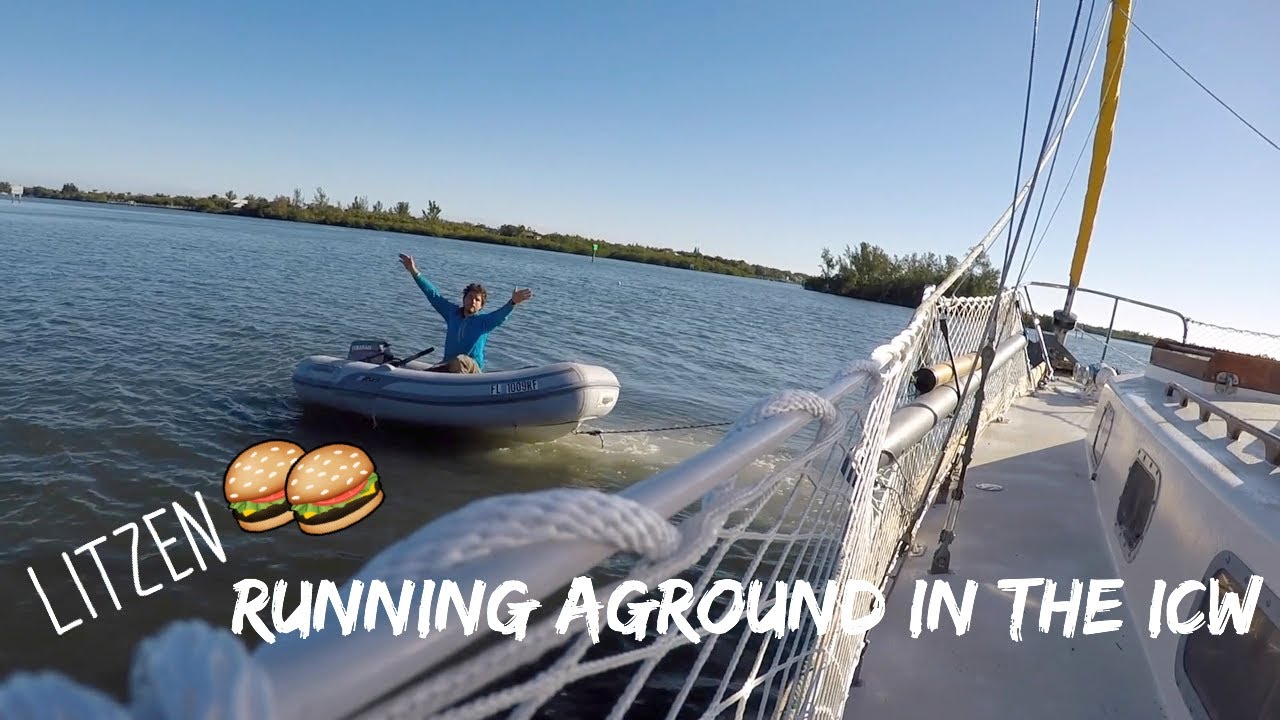 Running our Sailboat Hard Aground in Florida ICW (E.60 Sailing w/the Litzenbergers)