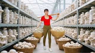 Rewind Timelapse: Harvest 200 Oyster Mushrooms, Use 3-Wheel Truck to Go to Market | Phương Farm TV