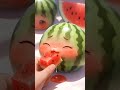 Cute Watermelon Baby Eating Juicy Watermelon 🍉✨ ASMR Bliss | AI Kawaii Fruit Baby Munching #asmr