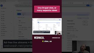 One Drupal view, or many separate views