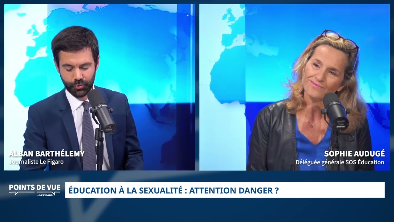 Éducation à la sexualité : attention danger ? Sophie Audugé intervient sur Figaro Live