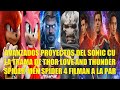 AVANZADOS PROYECTOS DEL SONIC CU, LA TRAMA DE THOR LOVE AND THUNDER, SPIDER-MEN Y SPIDER 4 A LA PAR