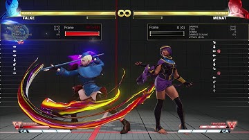 SFVAE v4: Falke tech (VT2 activation trade blockstun buff)