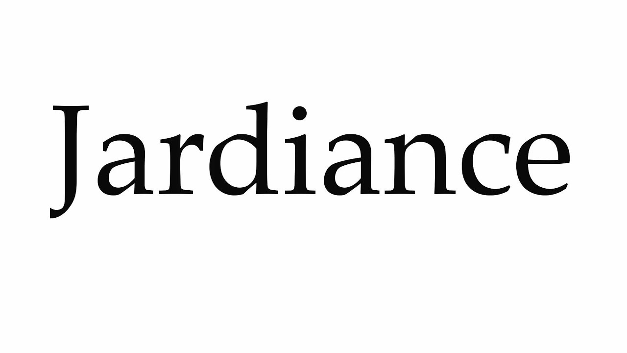 How to Pronounce Jardiance - YouTube
