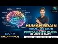 SSC GD | SSC CGL | SSC CHSL | SCIENCE | Lec - 6 HUMAN BRAIN (मानव मस्तिष्क)#aloksir #sscgd