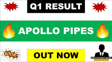 Apollo Pipes Q1 Results 2024 | Apollo Pipes result | Apollo Pipes share latest news | Apollo Pipes
