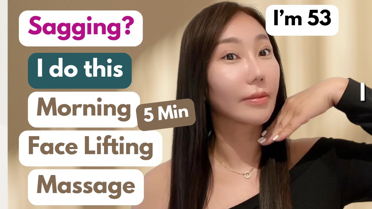 You Gotta Do This! 5 Min Daily Morning Face Lifting Massage l No Talk ...
