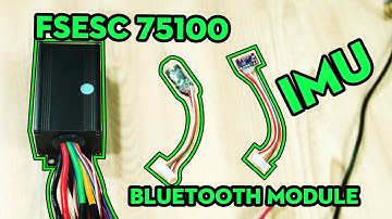 IMU and bluetooth module work together in Fsesc 75100 l  Flipsky